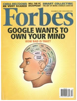 Forbes Google Wants to own your mind magazine cover