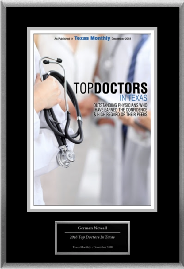2018 Top Doctor in Texas – Texas Monthly
