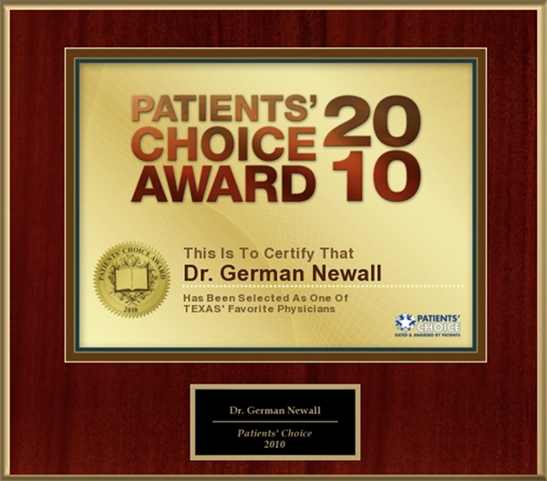Patients’ Choice Award 2010 – Patients’ Choice