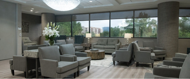Waiting room area of office at Dr. Newall, MD