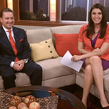 Dr. Newall speaks about the benefits of laser hair reduction with host Lisette Lopez