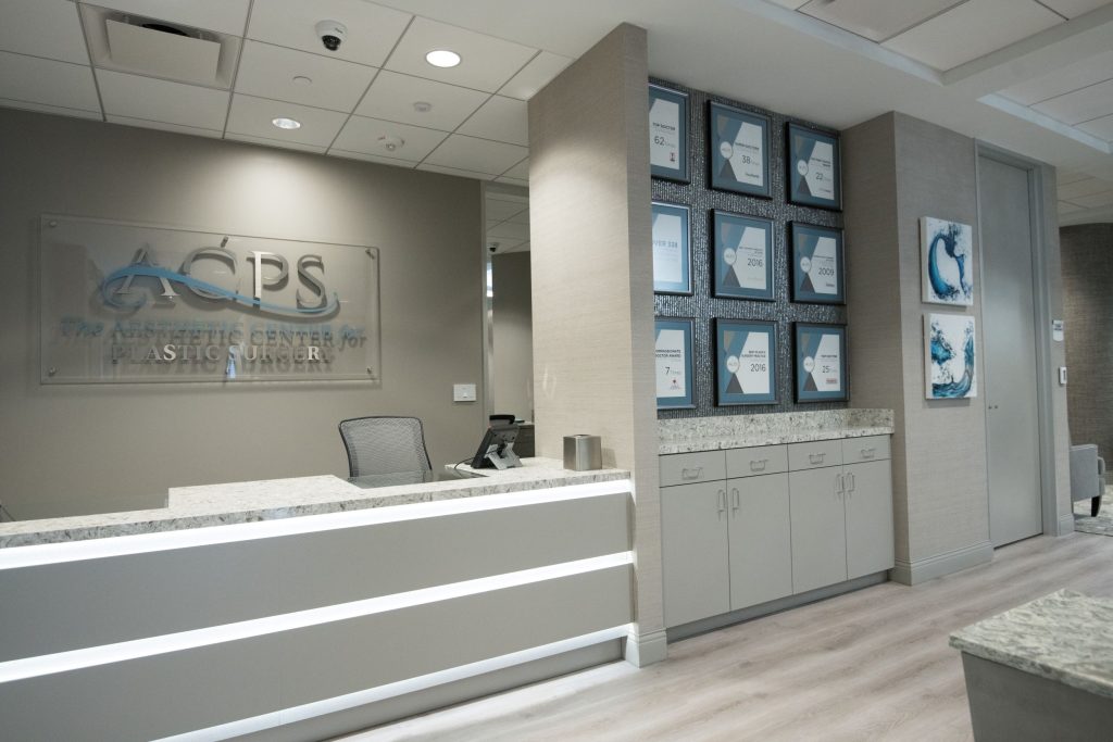 Post Oak front reception desk